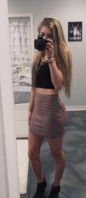 With a little midriff