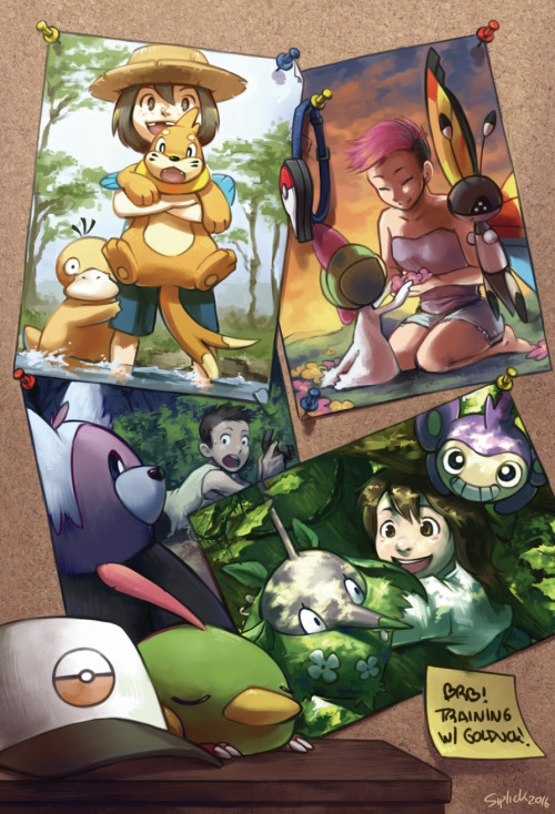 daftlynx:Here’s my contribution for the @stardustcandyzine Pokémon GO-inspired fanzine! Preorders ar