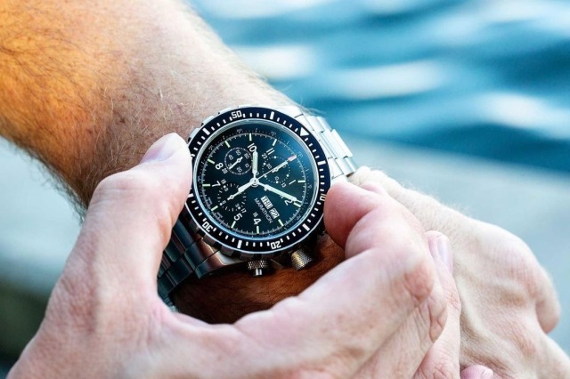 Instagram Repost 

 marathonwatch 

 Dive the depths like a pro with the 46mm Chronograph Search and Rescue (CSAR). Rated for 30ATM and featuring an oversized 60-minute dive bezel plus a 25-jewel automatic chronograph movement, it’s the perfect companion for underwater thrills. 

 📸 @timezonepro |  Marathon Jumbo Diver/Pilot’s Automatic Chronograph (CSAR) Watch with Stainless Steel Bracelet - 46mm 

 #MarathonWatch #BestInTheLongRun #Chronograph #DiveWatch #ToolWatch #SwissMade #WatchEnthusiast [ #marathonwatch #monsoonalgear #toolwatch #chronograph #watch ]