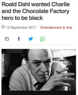 adorkableme525: steakmilk:  charlie and the chocolate factory was supposed to be an allegory of privilege about a poor black kid who inherited the chocolate factory against rich white kids also granpa joe’s enthusiasm to go with charlie makes a lot