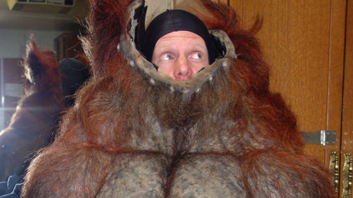 Good morning & Happy #WerewolfWednesday. Brian Steele in the were hyena suit from “Blade T