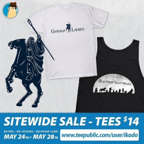 My Teepublic store is going on sale! $14 tees, $14 kids tees, $17 tank tops, $35 hoodies, $30 crewne