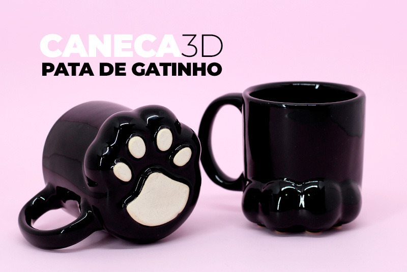 1 Peça Gato Preto, Pegada De Pata, Gatinho, Caneca De Gato, Tapete De Mouse  Impresso Em 3d Para Jogos 30x60cm