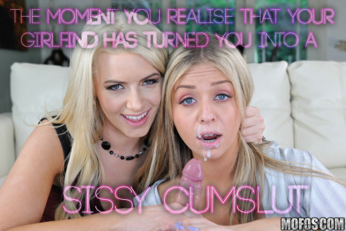 aphroditesissy:www.aphroditesissy.tumblr.com Do you want your girlfriend to turn you into a sissy cu