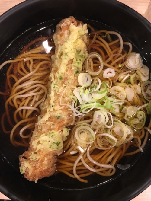 I had a soba for dinner today. I like this.