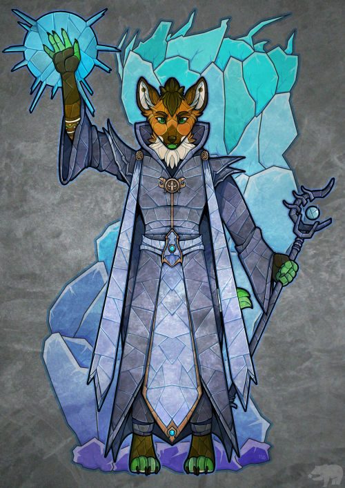 LXIII.        Stained Glass Commission for Lycans.Character belongs to Lycans (CLICK).Made in krita,