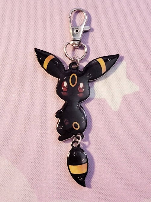 Dangling Tail Eeveelution Charms made by enkfuudesigns 