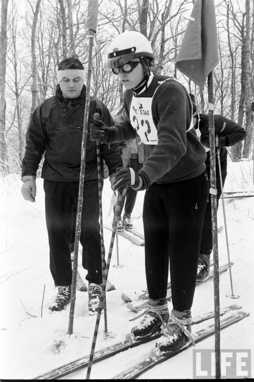 High school ski meet(George Silk. 1961)