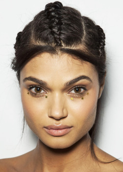 mihaliko: Daniela Braga backstage at Teca S/S 2016 SPFW