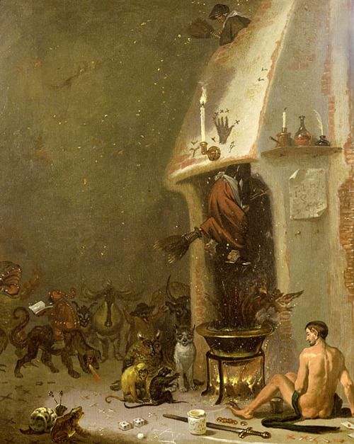 bizarreauhavre: Cornelis Saftleven, Witch’s Tavern 