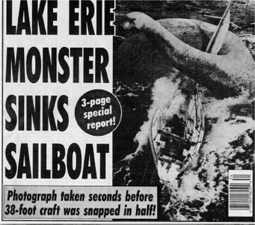 newyorkparanormal: Lake Erie’s Bessie Reportedly able to live both on land and in the water, B