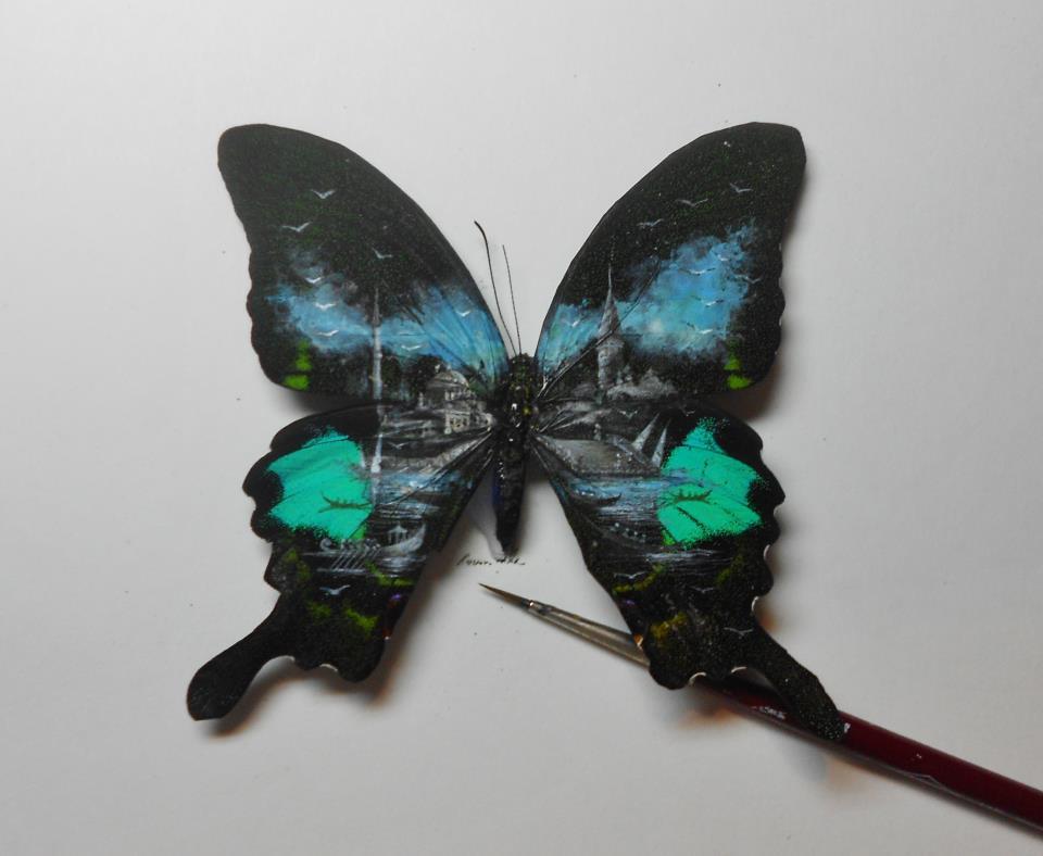 fer1972:  Intrincated (and Unbelievable) Paintings on Butterflies by Hasan Kale NOW,