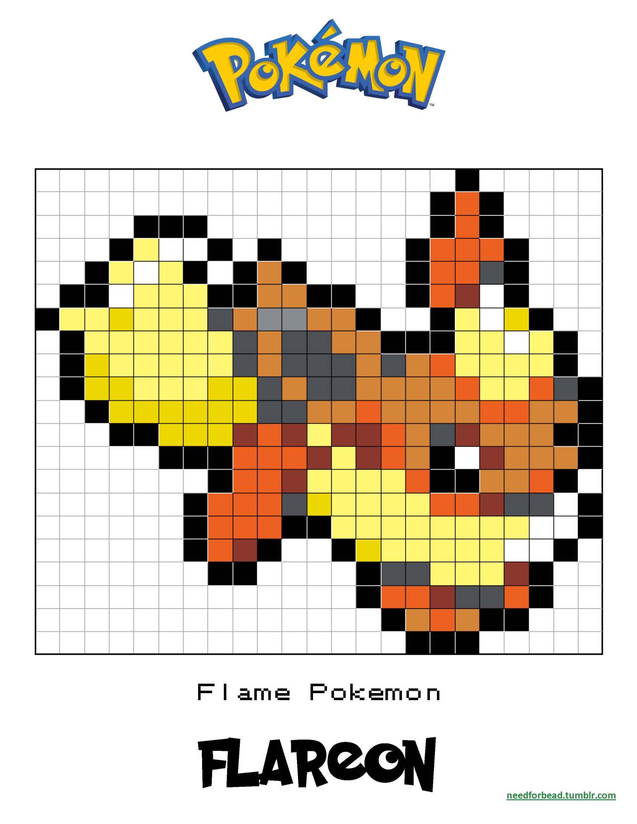 Pokemon: Flareon Pokemon is managed by The... - Need for Bead