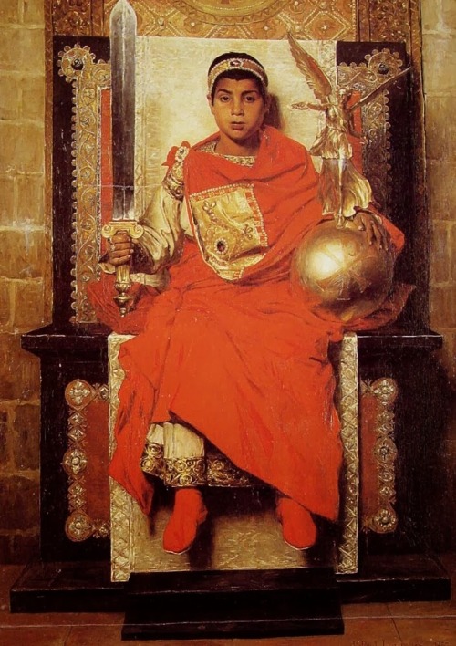 separatioleprosorum:The Western Roman Emperor Honorius, Jean-Paul Laurens (1880). 
