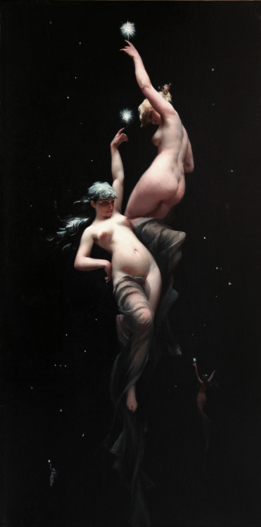 v-ersacrum:Astronomical paintings by Luis Ricardo Falero (1851-1896)