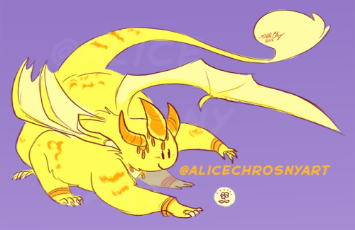 DnD Dragon doodles of Sunny and Nighty