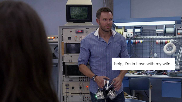 harryspaceshipmchale:  Jeff &amp; Annie + @help-mywife 