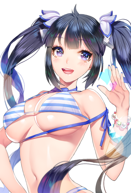 sqidimus:   Oh my Godness Hestia in Swimsuit - Danmachi   Credits to GANIK on Pivix