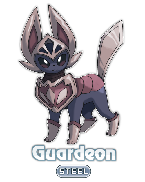 splatterparrot: Introducing the new armour Pokemon - Guardeon!I’m really hoping for a new Eeve