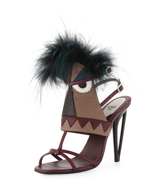 Shoes Fashion Blog Fendi “Monster” Heels via Tumblr