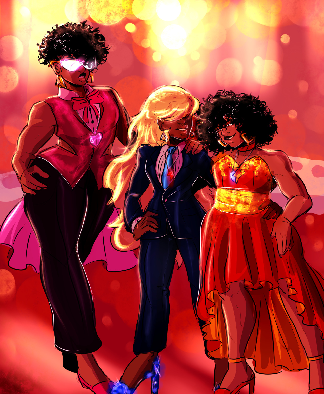 askthefamilyoflove:  //((The Family of Love in formal wear! Me and rhinocio were