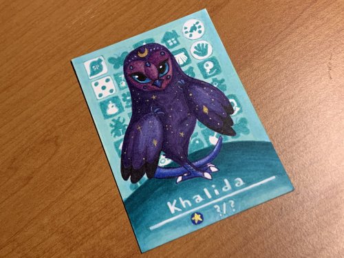 Eccentric aunt to Blathers and Celeste, it’s said Khalida can occasionally be spotted on islands at 