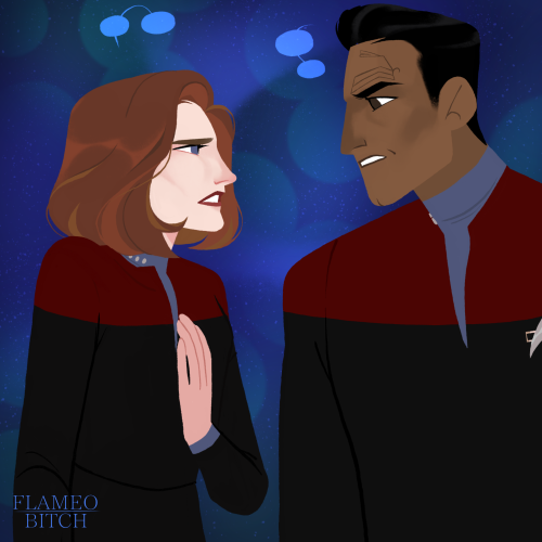 CHAKOTAY AND KATHRYN JANEWAY!!!!!