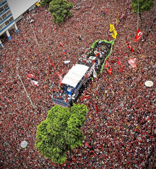 matchdaay: A sea of red and black took over Rio for Flamengo’s Copa Libertadores celebration