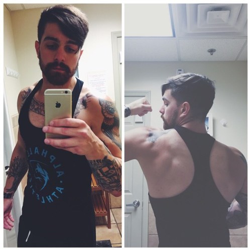 swolbraham4l:  Rocking the new @alphaleteathletics stringer for back day today. Loving their new line. It’s so damn comfy! 💪🏼💪🏼🙌🏼🙌🏼 #alphaleteathletics #wearecrush #crush60 #theempireliftsback #backtothefuture #myneckmybackmydeltsandmylats