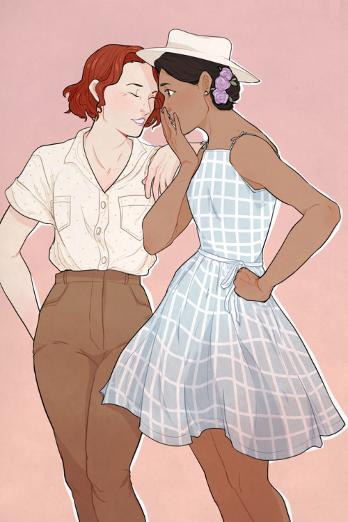 kitkatsgalore:My piece for the Style!!! on ICE zine! I wanted to play with some 1950′s fashion