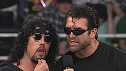 fishbulbsuplex:  Syxx and Scott Hall  #legends