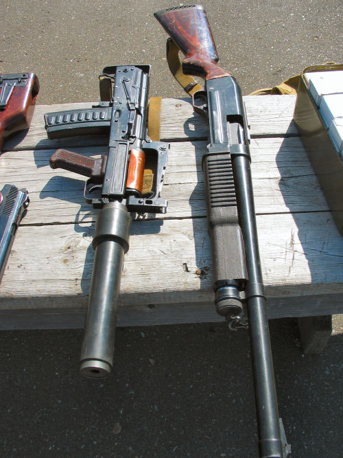 whiskey-wolf:  villar-perosa:  Groza and KS-23  hnnnnngggggg