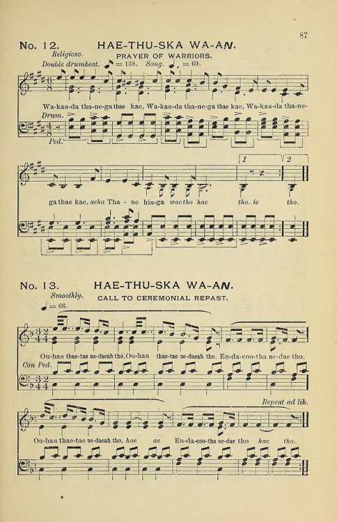 smithsonianlibraries: In the spirit of the “Smithsonian Year of Music”: Alice Fletcher&r