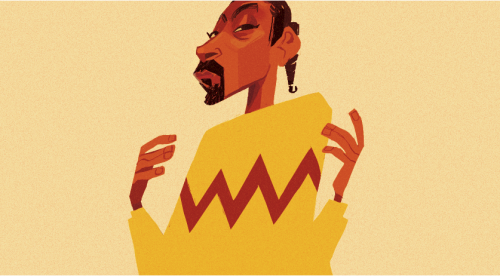 qeti:  my friends told me to draw snoop in a charlie brown sweater so i did 