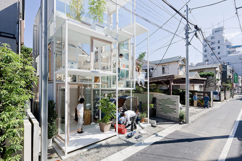 Sou Fujimoto - House NA. Tokyo, Japan. 2010. Photo: Iwan BaanDesigned for a young couple in a quie