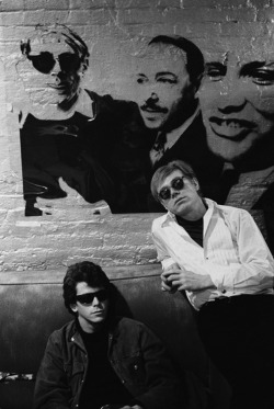 one-photo-day:  Lou Reed and Andy Warhol