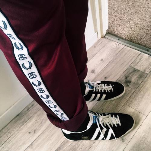 halcyonski-es:  Now I can stop wearing pajamas out of the house #sportyspice #fredperryxstussy #wearetipped #vscocam