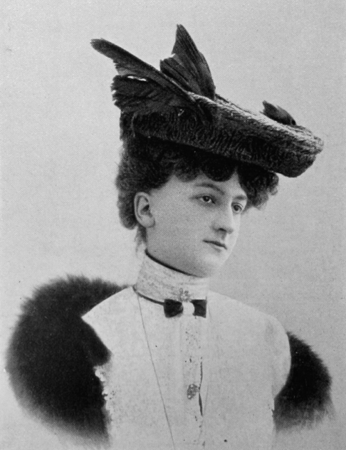 Hats by Alphonsine, Les Modes January 1903. Photo by Reutlinger.