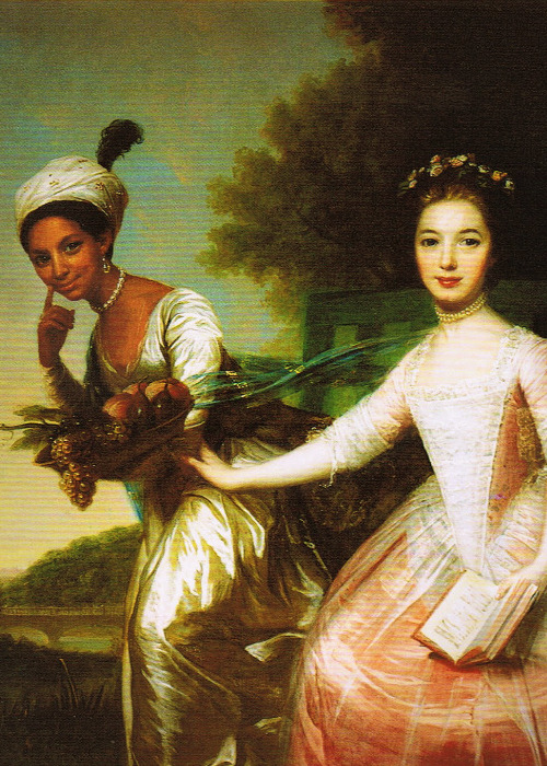 feminhistory:Oil on canvas, previously attributed to Johann Zoffany, 1779;Dido Elizabeth Belle is de