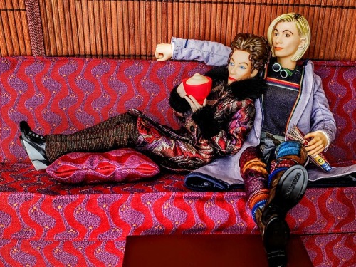 actionfiguresfanart:Thirteen &amp; M in autumn(she goes by Max now)follow for more ActionFigures Fan