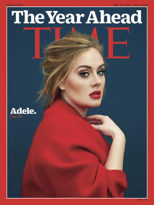 edenliaothewomb:  Adele, photographed by Erik Madigan Heck for TIME, Dec 28 - Jan 4, 2015/2016. 