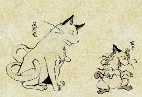 ukiyoecats:Hyakki yagyō 百鬼夜行, literally “night parade of 100 demons,” refers to a folklore motif tha