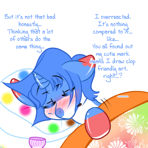questions-for-peachy:  I- I-! …Oh no… (And the meaning of his cutie mark is revealed on the 100th picture post on here! (Not like most of you didn’t already know~) -Mun)  =O GASP~! x:
