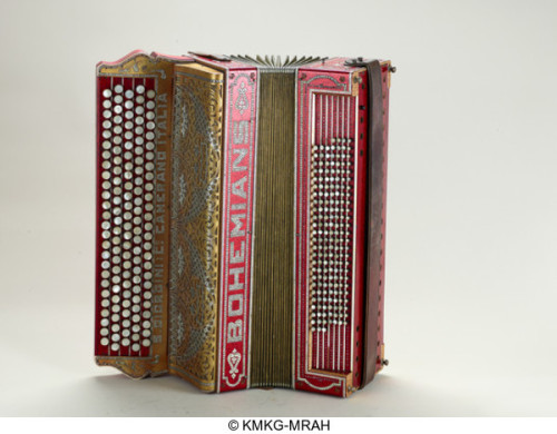 Enrico Sabatini, chromatic accordion, 1930. Belgium. 2 | Scandalli, 1930. Italy. 3 | Camille Parys, 