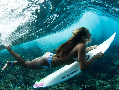 Hawaii surf girl hot