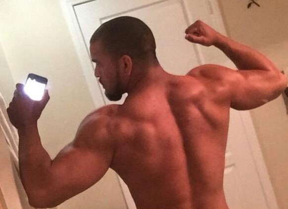 mascrawfreak:  This sexy nigga got dick &amp; azz AND he a Rican!  😍😍😍