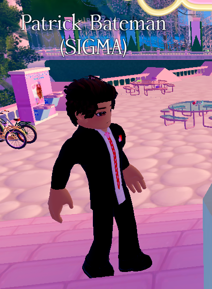 This Patrick Bateman I Found In Roblox Royale High