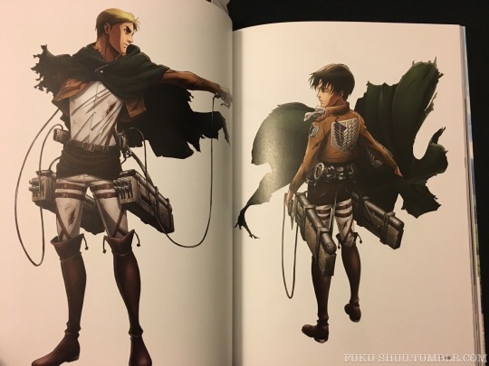 A Look Inside the Shingeki no Kyojin ANIME ILLUSTRATIONS Artbook by WIT Studio!I just received this beautiful artbook today, and its 120+ pages are incredibly comprehensive! The book is divided up into six sections: “MAGAZINE,” “COLLABORATE,”