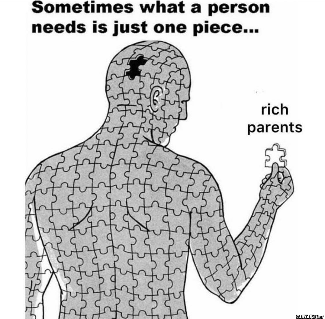 Sometimes what a person...