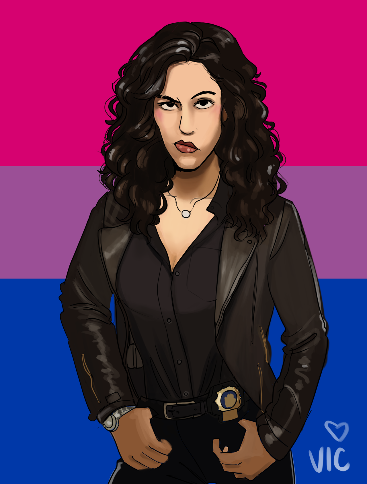 Brooklyn 99 Diaz. She bi